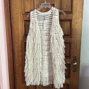 NWT Alice + Olivia long vest- amazing!